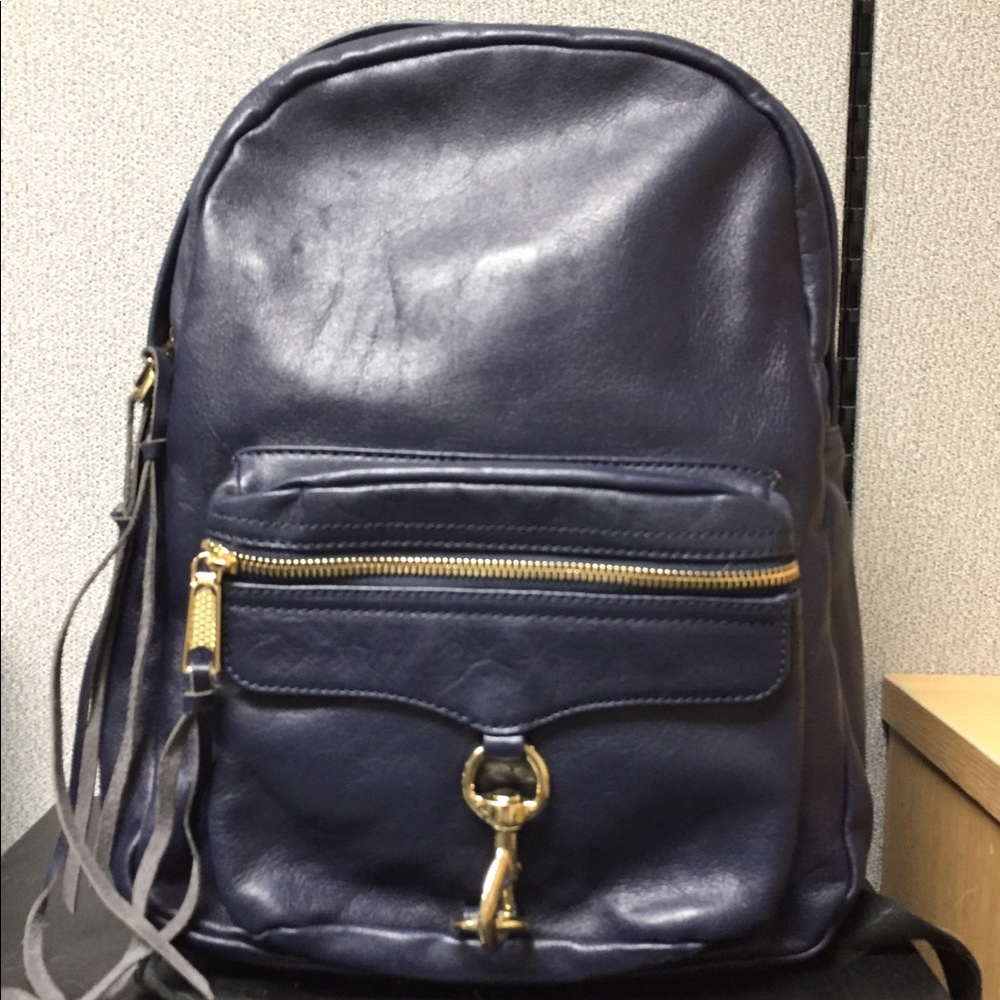 Rebecca minkoff leather backpack